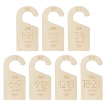 Qianyu Baby Closet Dividers Wooden Double-Sided Organizer Set of 7 - $63.98 MXN Qianyu Baby Closet Dividers Wooden Double-Sided Organizer Set of 7 - $63.98 MXN