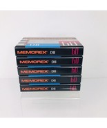 MEMOREX DB 60 Blank Cassette Tapes 5 Pack - 60 Minute Type 1 Normal Bias... - $372.24 MXN