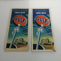 GULF INFO MAPS Delaware Maryland Connecticut Rhode Island &amp; More Vintage - £16.95 GBP