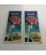 GULF INFO MAPS Delaware Maryland Connecticut Rhode Island &amp; More Vintage - $29.05 CAD