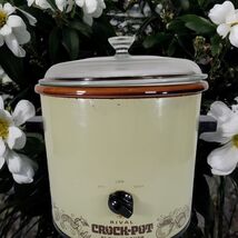 Vintage 1970s Rival Crock Pot Slow Cooker 3.5 qt Avocado Green Model 310... - €30,81 EUR