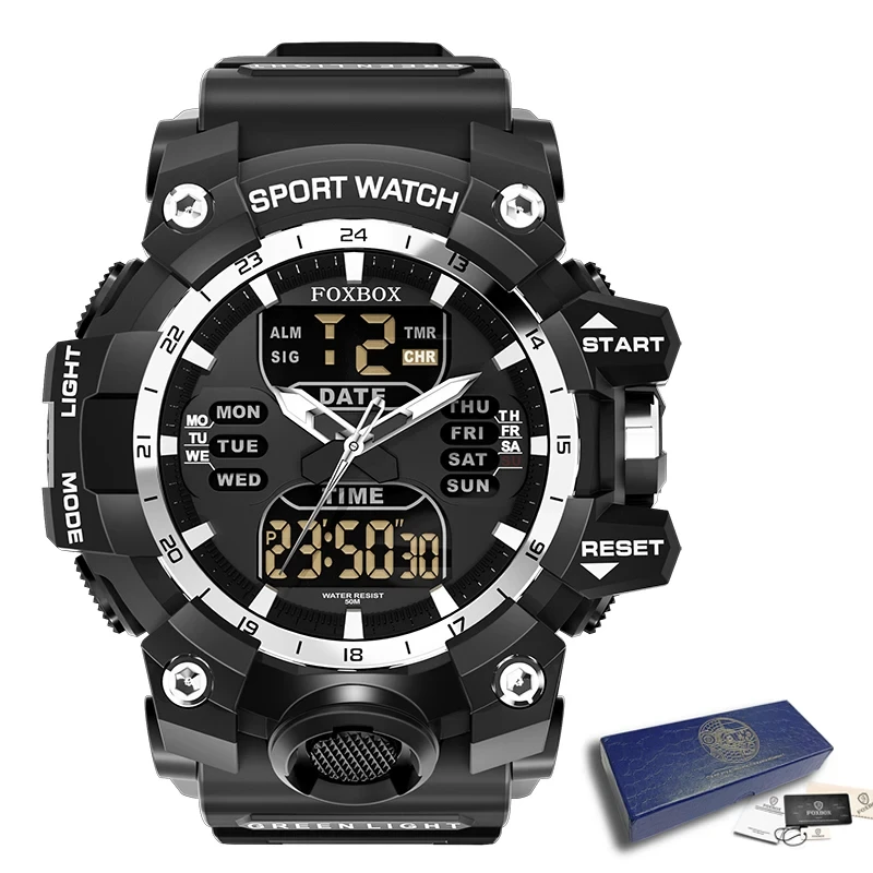 New Military Watches for Men Luxury Sport Chronograph Alarm WristWatch ​... - $37.60