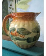 Antique 18th C Staffordshire Luster Pearlware Pitcher Jug garland countr... - €90,34 EUR