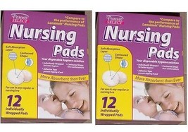 24 PARENTS SELECT Nursing Pads 4.25&quot; Breast Pads Disposable INDIVIDUALLY... - $7.91