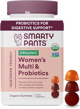 SmartyPants Organic Women&#39;s Multivitamin Gummies: Biotin, Probiotics, Methylfola - £59.80 GBP