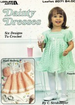 6 Dainty Christmas Special Occasion Lacy Toddler Dresses Crochet Pattern... - £15.73 GBP