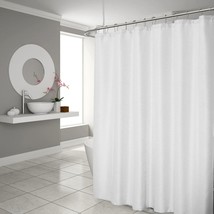 Luxurious White Waffle Weave Shower Curtain - $69.62