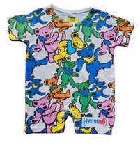 12 - 18 month Grateful Dead Dancing Bears All Over Romper  - £15.46 GBP