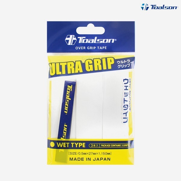 Toalson Ultra Grip Tennis Badminton Racket Racquet Overgrip 0.5mm White ... - $21.90