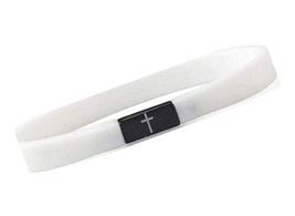 Cross Bracelet for Men Women - Stainless Steel - $38.33