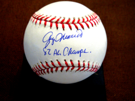 Doc Medich 1982 A.L. Champs Brewers Yankees Signed Auto Oml Baseball Jsa Beauty - £93.85 GBP