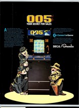 005 Arcade Flyer Original 1982 Video Game Art Promo 8.5&quot; x 11&quot; Vintage Gremlin - £15.98 GBP