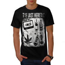 Wellcoda Heretic Blunt Drunk Mens T-shirt, Alcohol Graphic Design Printed Tee - £14.64 GBP+