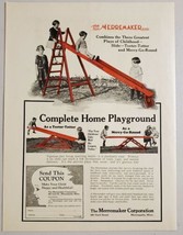 1926 Print Ad The Merremaker Complete Home Playground Slide Minneapolis,MN - £15.81 GBP