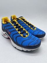 Authenticity Guarantee 
Nike Air Max Plus Blue/Yellow CI5676-400 Kids Size 5Y - £78.14 GBP