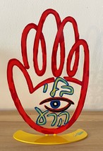 Sculpture en métal pop art - « Bonne chance Hamsa » par DAVID GERSTEIN - £102.95 GBP