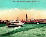 Ferry Da Bay San Francisco California Ca 1911 DB Cartolina E9 - $5.07