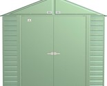 Arrow Sheds 8&#39; x 6&#39; Outdoor Steel Storage Shed, Green - $1,308.99
