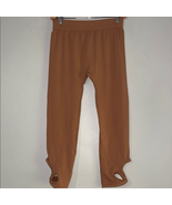Tan Knit Leggings with Cut Out Design - $9.80