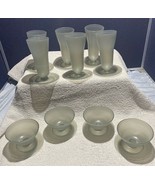 Vintage Tupperware 754 Parfait And Sundae Cups Smoke Gray No Lids - €12,97 EUR