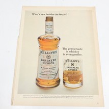 1964 Bellows Blended Whiskey LIFE Magazine Christmas Print Ad 10.5x13.5&quot; - £6.25 GBP