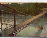 Lewiston &amp; Queenstown Heights Suspension  Bridge Postcard Canada 1900&#39;s - $13.86