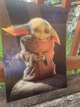 Starwars 3D Poster Baby Yoda Grogu - £11.65 GBP