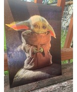 Starwars 3D Poster Baby Yoda Grogu - £11.66 GBP