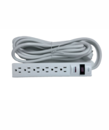 KMC 6-Outlet Surge Protector Power Strip 15-Foot Cord 1200 Joule Overloa... - €18,80 EUR