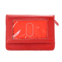 Lock Wallet RFID Blocking Cards Protect Sleek Simple Secure for Women - Red - £7.90 GBP