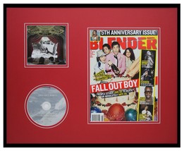 Fall Out Boy 16x20 Framed ORIGINAL 2006 Blender Magazine Cover &amp; CD Display - $79.19