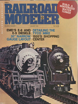 Railroad Modeler Magazine JANUARY 1976 Build a Winterized Water Tower - $2.50