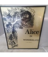 Alice&#39;s Adventures in Wonderland Illustrated Large Framed Picture - £11.61 GBP