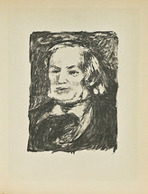 &quot; Richard Wagner Di Fernand Mourlot Dopo Renoir Litografia Le #29/3000 - $182.94