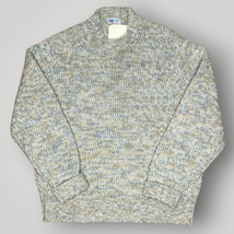 Vintage Sweater Alan Paine Marled Neutral Wool Crewneck Sweater Made in ... - $120.94
