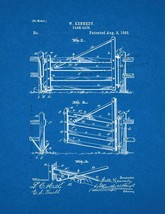 Farm Gate Patent Print - Blueprint - £6.45 GBP+