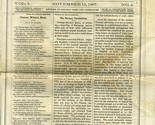 Western Collegian Newspaper Ohio Wesleyan University November 15, 1867 D... - £198.11 GBP