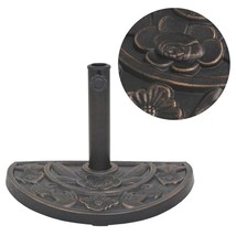  Parasol Base Bronze Resin 19.8 lbs Durable Parasol Base - $88.10
