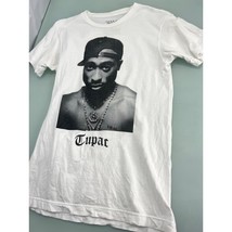 2 Pac Men Shirt White Short Sleeve Small S - £3.86 GBP