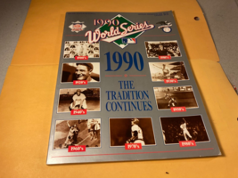 1990 World Series Baseball Program Cincinnati Reds vs Oakland Athletics - £7.85 GBP