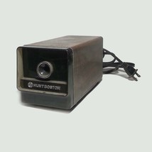 Hunt Boston Electric Pencil Sharpener Black Model 17 Made in USA Wood Grain - £23.36 GBP