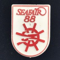 Seafair 88 Vintage Pin Plastic 1988 Fair Festival 80s Seattle Washington... - $10.50