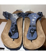 NEW Birkenstock Gizeh Sandal Color Sprays BlueKids Size 1 - 1.5  Narrow Fit - €30,16 EUR