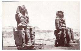 The Famous Colossus of Memnon Representing King Amenhotep Thebes Egypt Postcard - £5.30 GBP