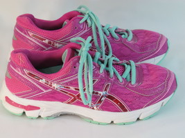 ASICS GT-1000 4 GS PR Running Shoes Girl’s Size 4.5 US Excellent Plus Co... - $28.79
