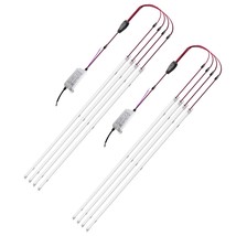 2Pack 4Ft Magnetic Led Troffer Retrofit Kit, 72W, 150Lm/W Super Bright, 5000K Da - £131.27 GBP