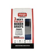 Wrangler Men&#39;s 3 Pack Cooling Boxer Briefs Nylon Stretch Workwear Size 3... - £14.82 GBP