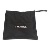 Chanel Black Satin Purse Dust Bag Drawstring 13.5x12.5&quot; - $29.99