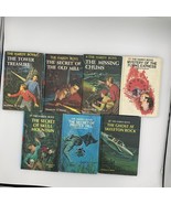Vintage Lot of 7 The Hardy Boys Books 1,3,4,20,27,36,37 Franklin W. Dixon - $18.53