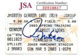 Paul Molitor signed 2003 Spring Training Ticket- JSA #HH18817 (Minnesota Twins v - £23.55 GBP